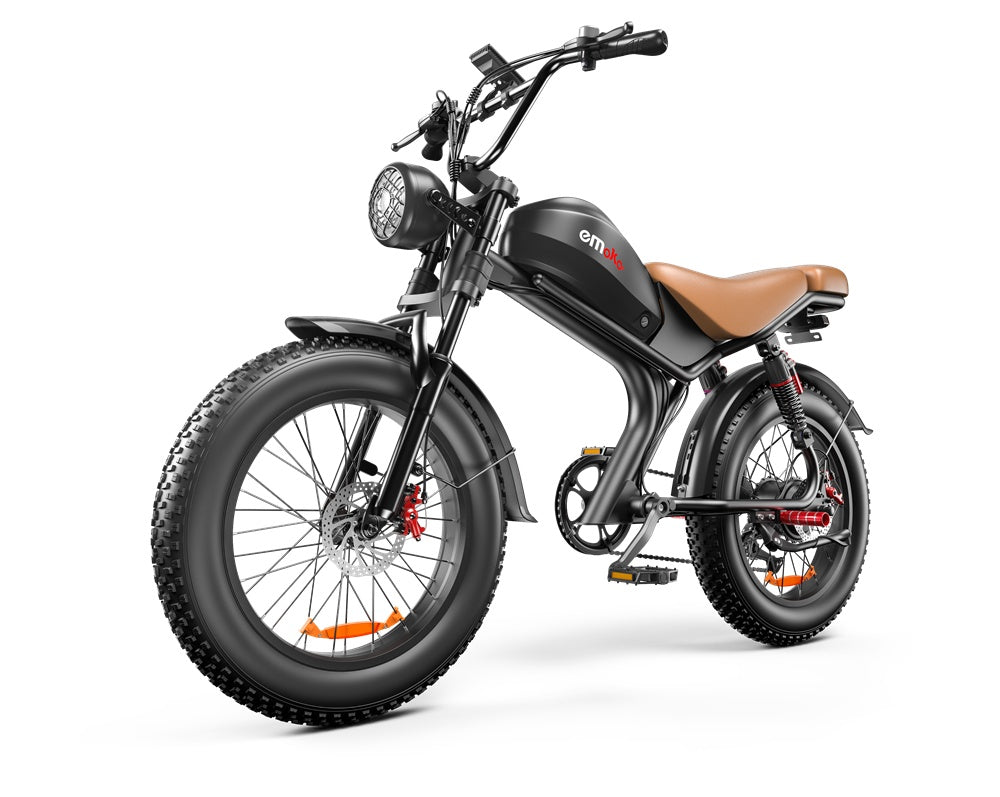 eMoto C93 Retro Electric Bike — 1000W, 48V 20Ah, Long-Range Cruiser
