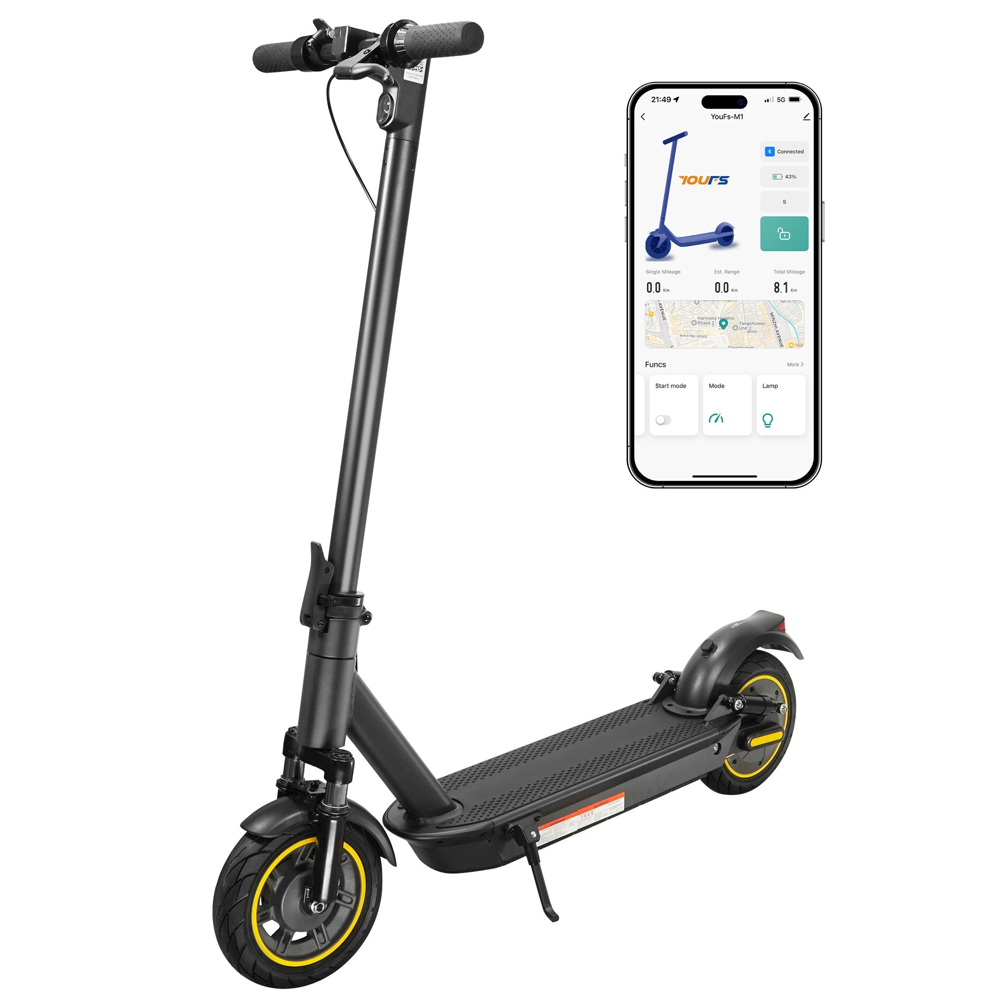 VoltStrider DMAXX App-Connected 350W Electric Scooter