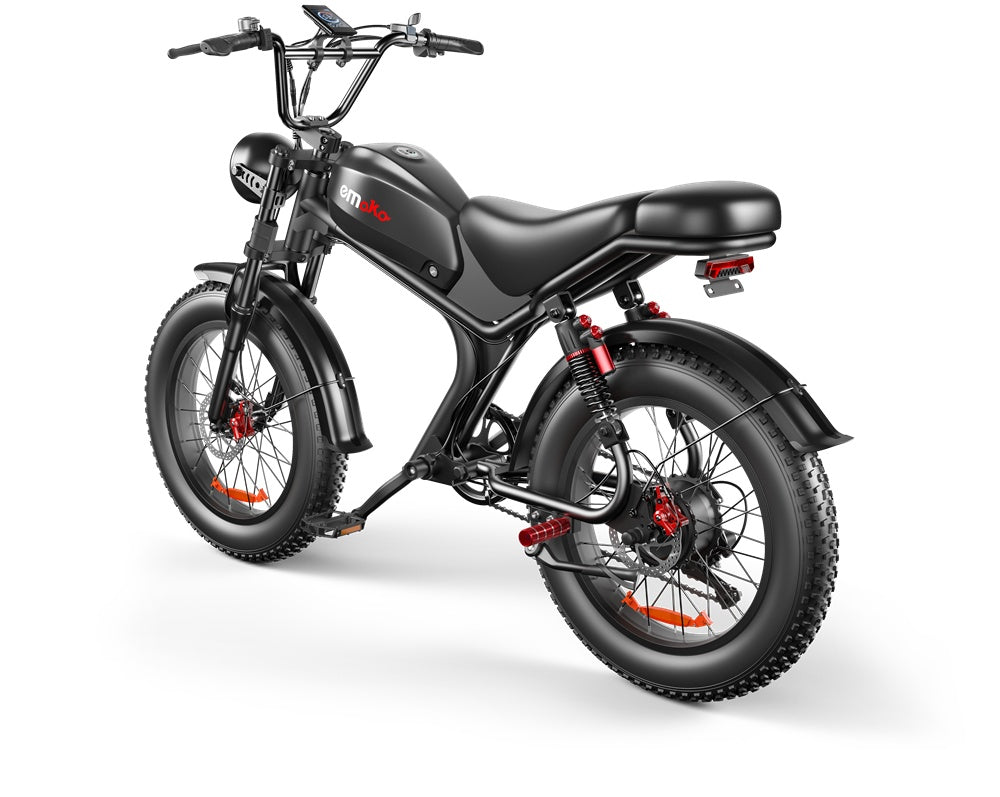 eMoto C93 Retro Electric Bike — 1000W, 48V 20Ah, Long-Range Cruiser