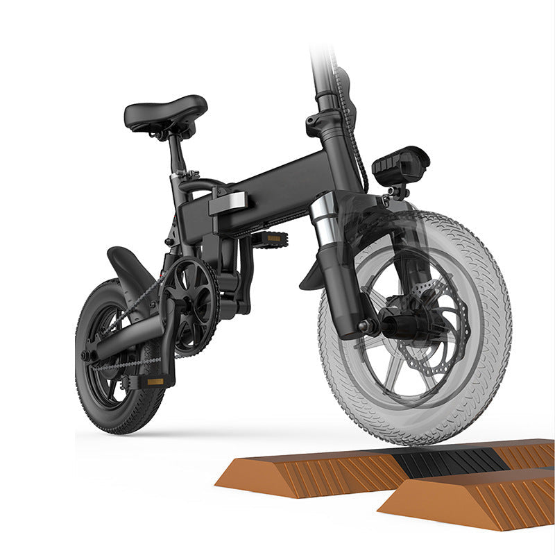 VoltStrider Compact 14 Folding Electric Bike 36V 250W