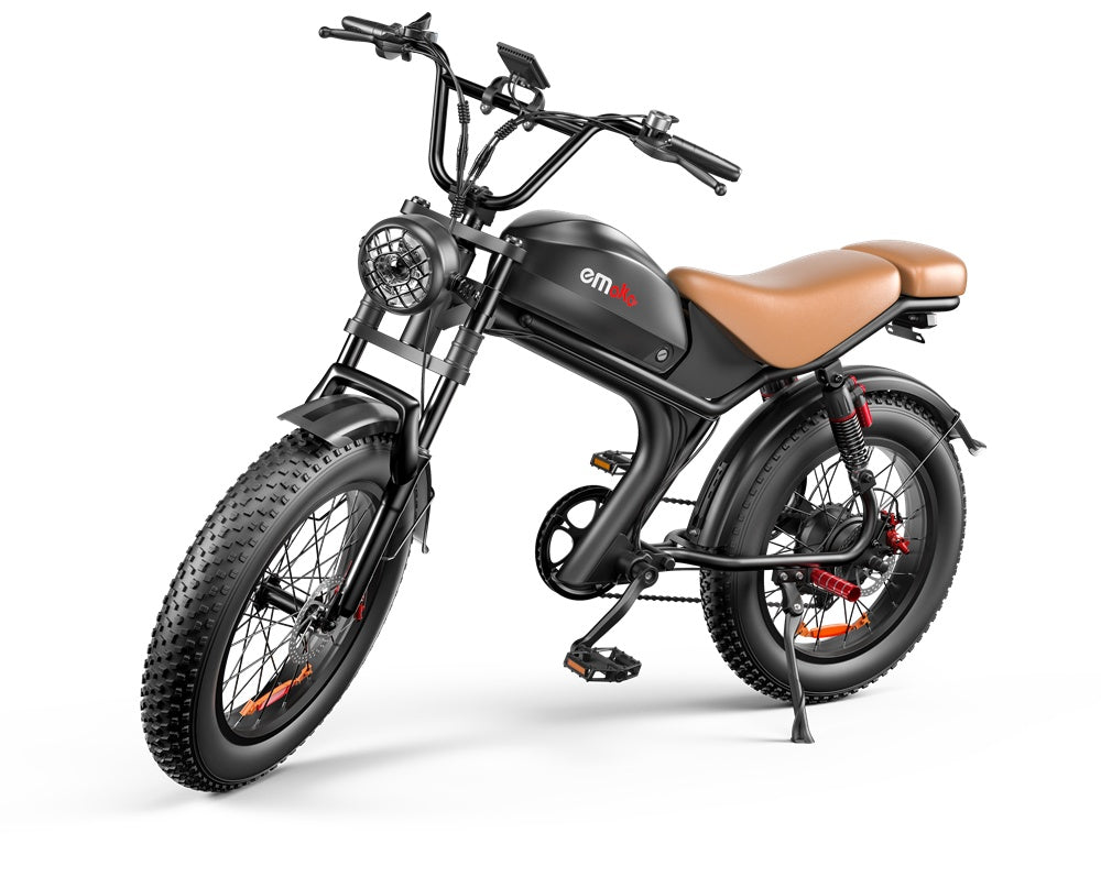 eMoto C93 Retro Electric Bike — 1000W, 48V 20Ah, Long-Range Cruiser