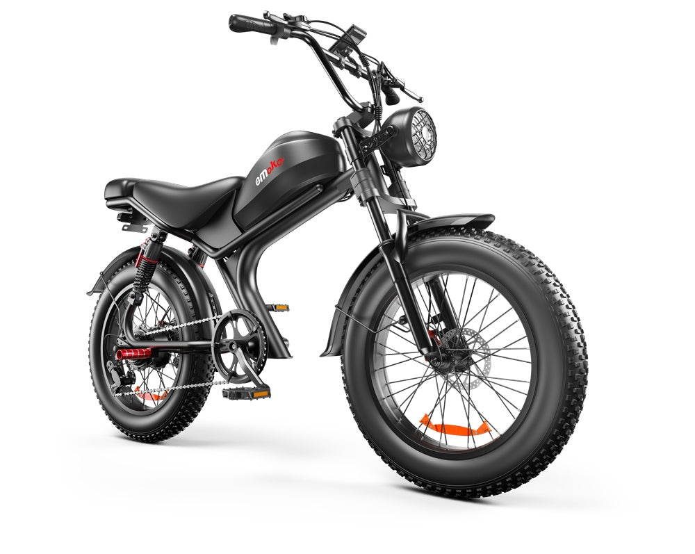 eMoto C93 Retro Electric Bike — 1000W, 48V 20Ah, Long-Range Cruiser