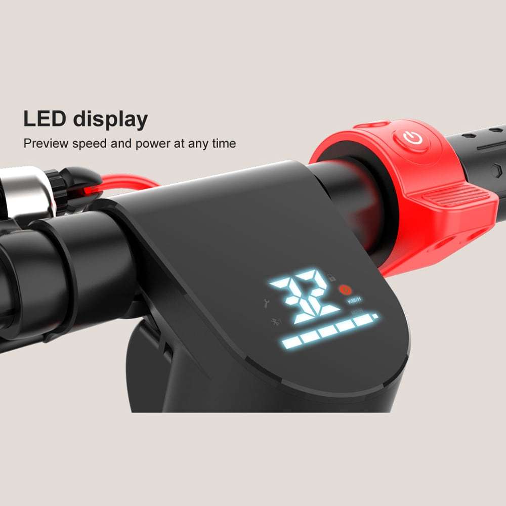 CruzaVolt Urban X1 350W Folding Electric Scooter with LED Display
