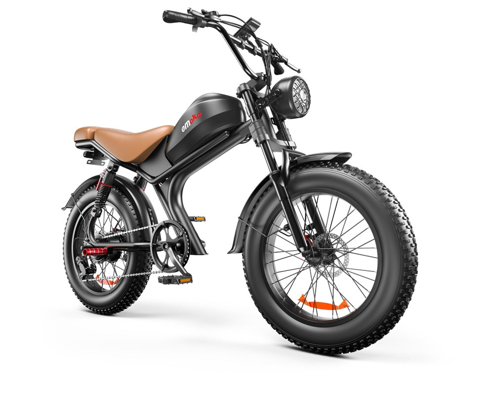 eMoto C93 Retro Electric Bike — 1000W, 48V 20Ah, Long-Range Cruiser