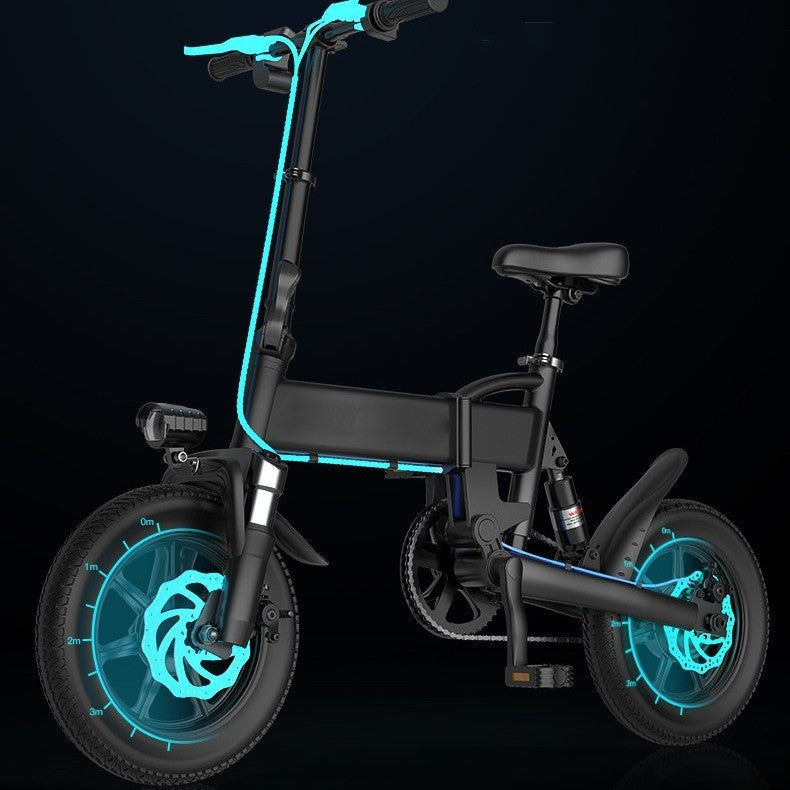 VoltStrider Compact 14 Folding Electric Bike 36V 250W