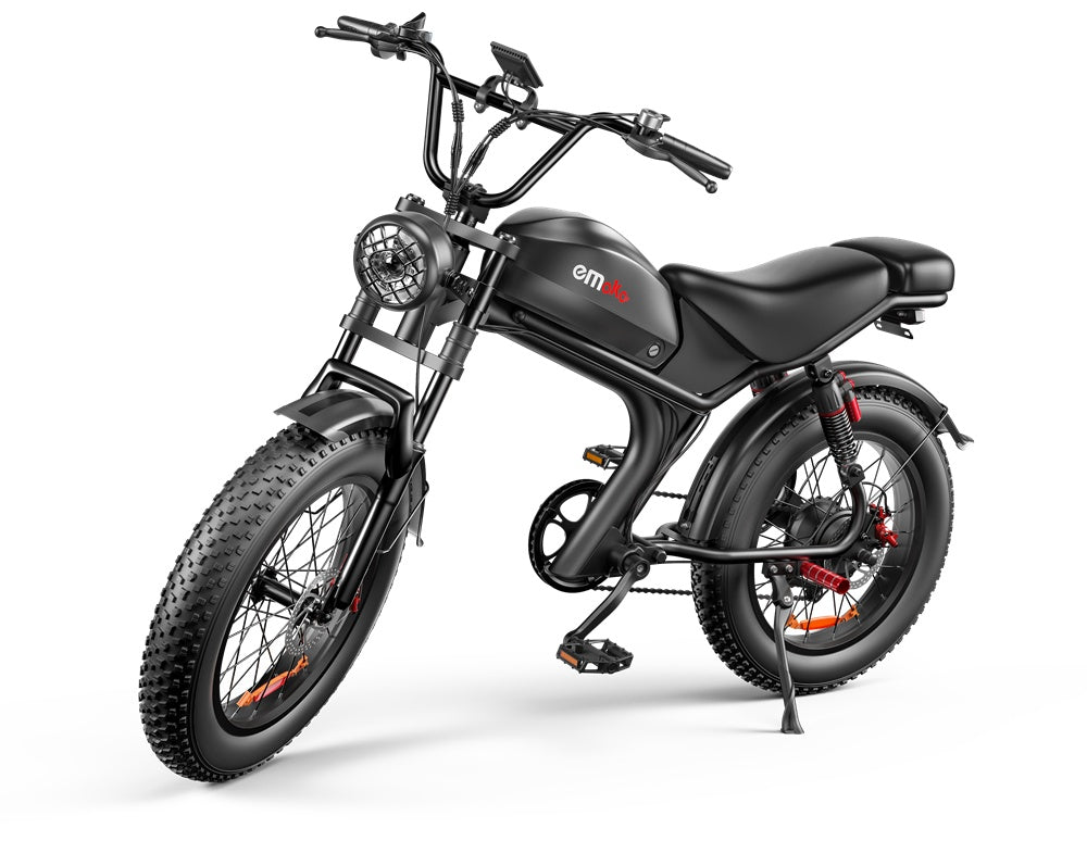 eMoto C93 Retro Electric Bike — 1000W, 48V 20Ah, Long-Range Cruiser