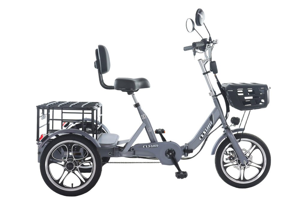 Foldable Electric Cargo Trike 1100Wh 31-Mile Range