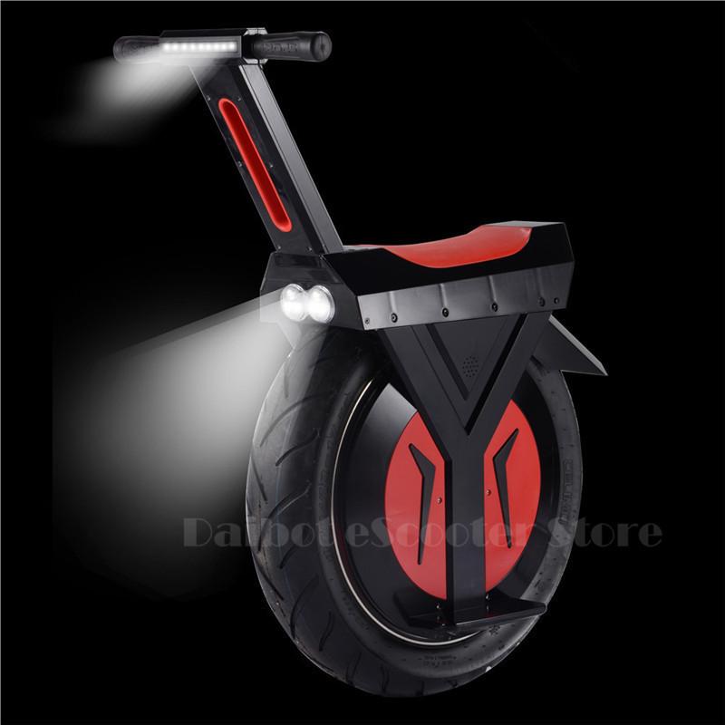 Electric One-Wheel Self-Balancing Unicycle Scooter